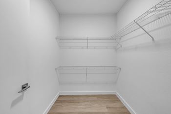 Spacious closets